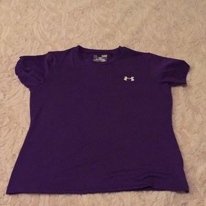 purple under armour shirt💜